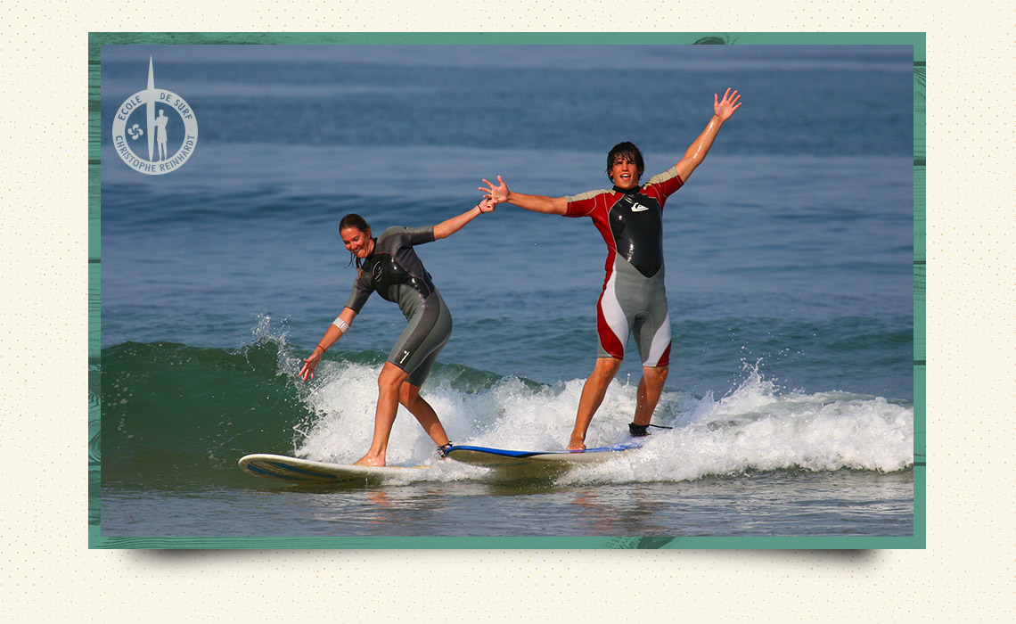 cours particuliers surf guethary